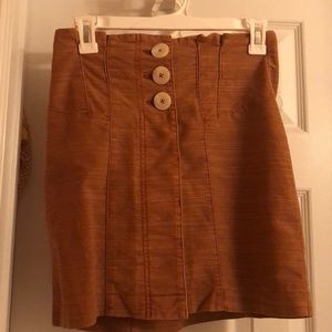 Burnt Orange Skirt
